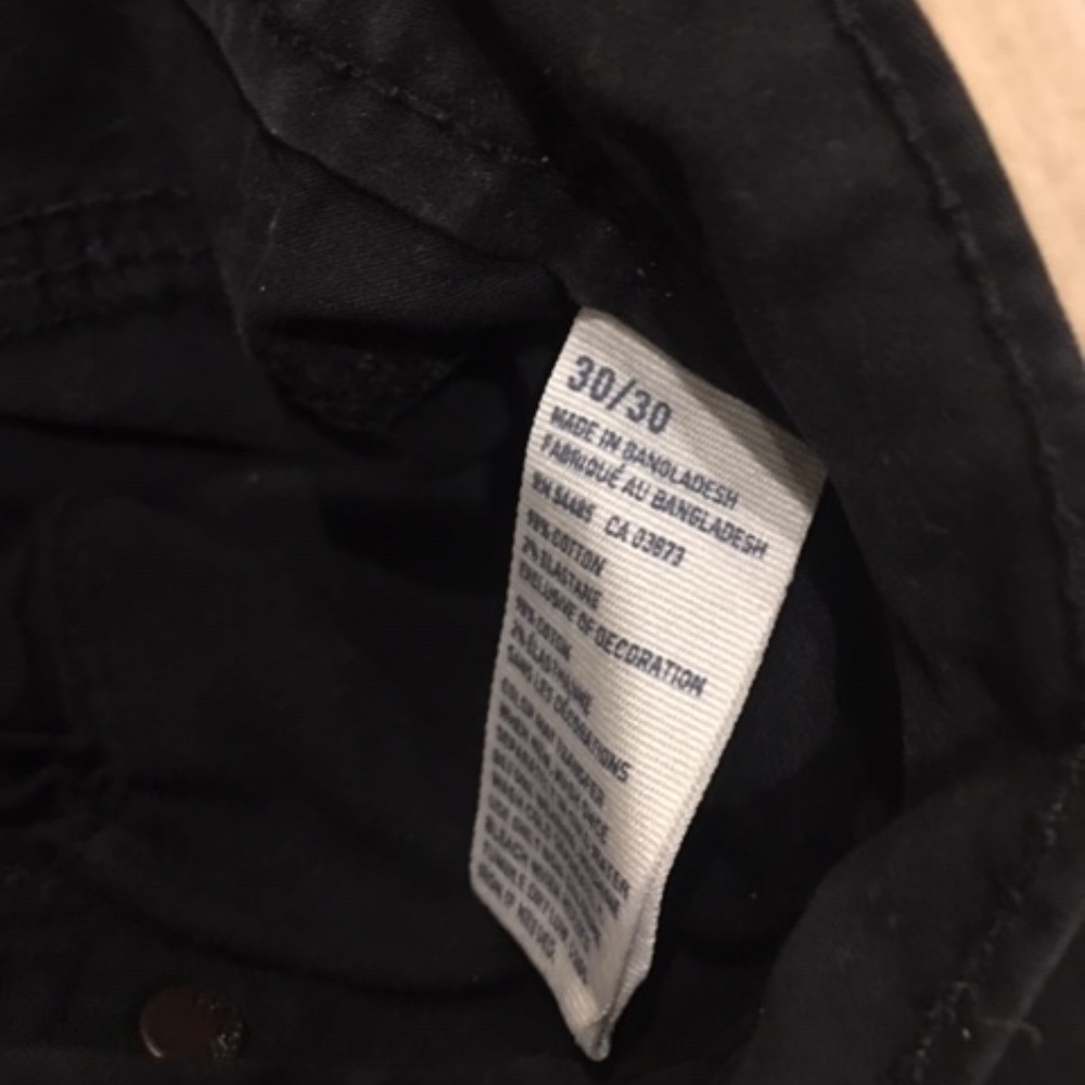 MENS AE black denim